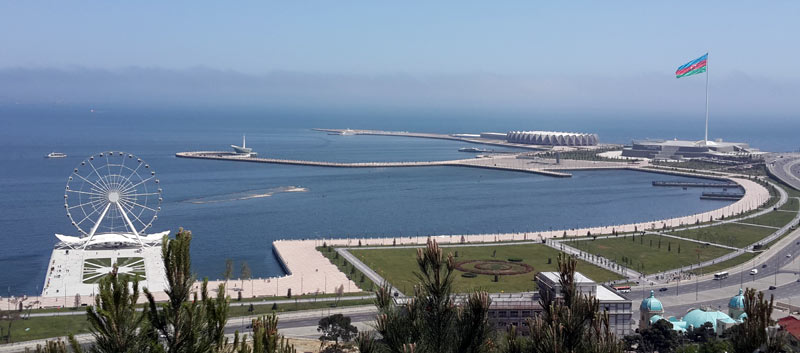 The Caspian Sea on the Shores of Baku