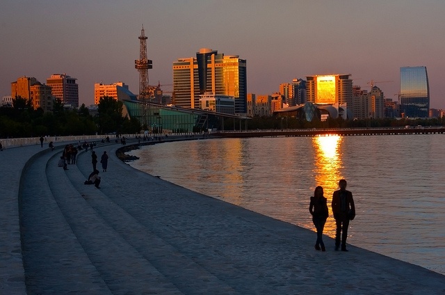Baku on the Caspian Sea