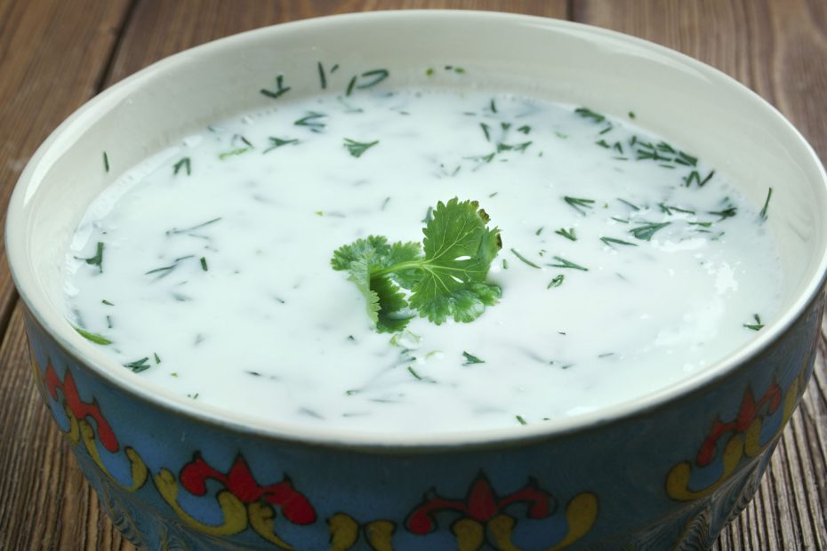 Azerbaijani Dovga: A Traditional Yogurt Soup Recipe